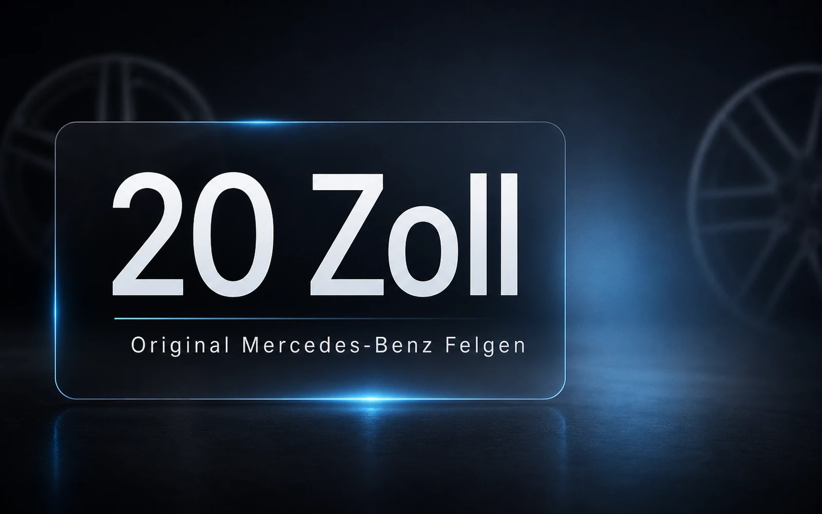 17 Zoll Original Mercedes-Benz Felgen für hochwertige Fahrzeugausstattung