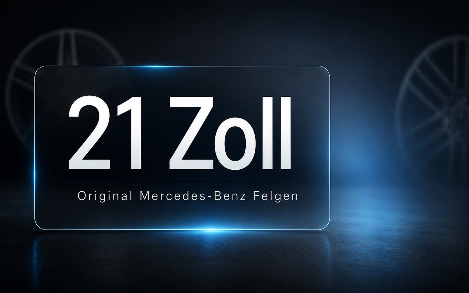 17 Zoll Original Mercedes-Benz Felgen für hochwertige Fahrzeugausstattung