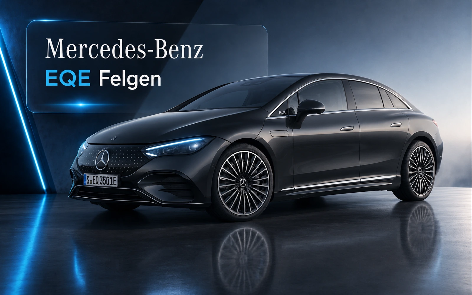 Mercedes-Benz EQE mit Original Mercedes-Benz Felgen – Premium Elektro-Limousine mit aerodynamischem Raddesign