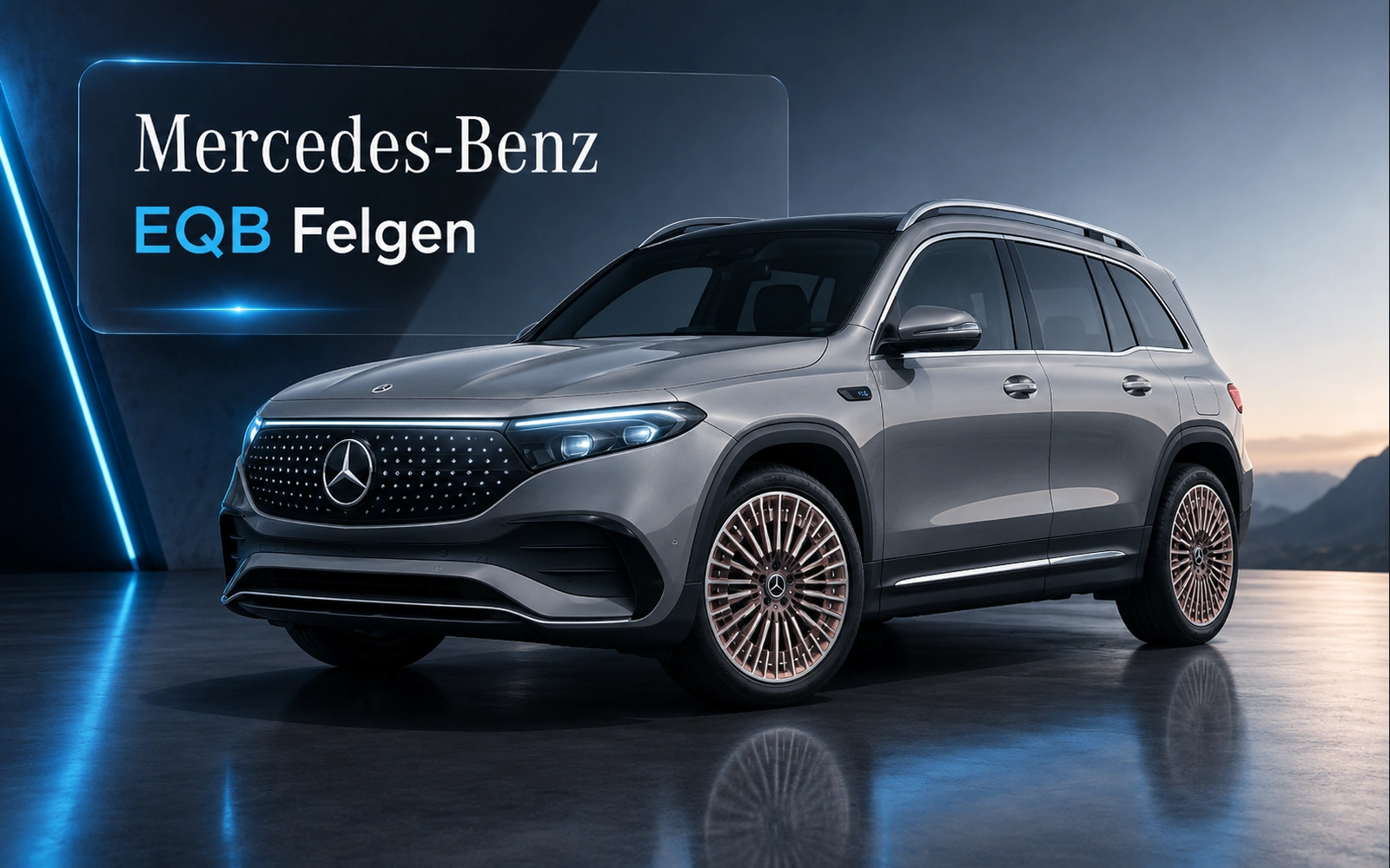 Original Mercedes-Benz EQB Felgen am elektrischen SUV in exklusiver Mehrspeichen-Optik