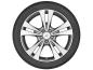 Preview: Original Mercedes-Benz 19-Zoll Doppelspeichen-Felge in tremolit-metallic