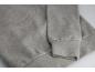 Preview: Detailaufnahme der Ärmelbündchen und des Saumabschlusses des grauen Sweatshirts, die eine hochwertige Verarbeitung zeigen.