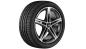 Preview: A/B/CLA-Klasse Winterkompletträder (4-Stück) 5-Speichen Glanzgedreht Schwarz 225/45 R18 91H Bridgestone Blizzak LM001 MO Q44014191094A/1095A
