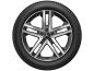 Preview: GLA Winterkompletträder (4 Stück) 5-Doppelspeichen-Rad Schwarz Glanzgedreht 235/50 R19 99H Bridgestone Blizzak LM001 MO Baureihe H247 Q44030191024A/25A