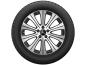 Preview: EQA Winterkomplettrad 10-Speichen-Rad Schwarz Glanzgedreht 215/60 R18 102T XL WinterContact TS 850 P MOE Baureihe 243 Q44056111006A