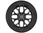 Preview: Smart Baureihe 453 Sommerkomplettrad 8-Speichen-Rad Schwarz 185/50 R16 Q44034111014A (VA)