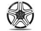 Preview: AMG 5 Doppelspeichen Felge 21 Zoll GLE Baureihe W166 A16640125027X23