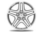 Preview: AMG 5 Doppelspeichen Felge 21 Zoll GLS Baureihe X166 A16640125027X25