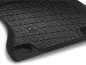 Preview: Allwettermatten Dynamic Squares, 2-teilig, Schwarz für C-Klasse und CLE - A20668020049G33