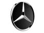 Preview: Radnabenabdeckung schwarz matt Chromstern Mercedes-Benz A22040001259283 Preview: Radnabenabdeckung schwarz matt Chromstern Mercedes-Benz A22040001259283