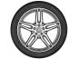Preview: AMG Winterkompletträder (4Stück) 5-Doppelspeichen Grau Glanzgedreht 245/40 R19 98V Michelin XL Pilot Alpin 5 MO Q440141511540/50/60/70