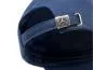 Preview: Rückseite der navyfarbenen Cap mit verstellbarem Band und gelaserter Metallschließe mit Classic-Logo, zeigt Details des hochwertigen Designs.