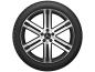 Preview: GLB-Klasse Winterrad 6-Speichen Schwarz Matt Glanzgedreht 235/45 R20 96H Bridgestone Blizzak LM001 MO