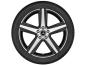 Preview: A/B/CLA-Klasse Sommerkomplettrad 5-Speichen-Rad Schwarz 225/40 R19 Q440241710250