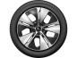 Preview: 5-Speichen-Rad Schwarz Glanzgedreht 245/45 R19 102H XL Continental WinterContact TS 860 S MO