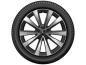 Preview: 5-Doppelspeichen-Rad Schwarz Glanzgedreht 255/45 R20 105V XL Dunlop Winter Sport 5 SUV MO