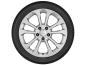 Preview: GLA Baureihe X156 Sommerkomplettrad 5-Doppelspeichen-Rad Vanadiumsilber 215/60 R17 Q440651110100