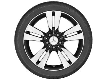 Preview: 5 Doppelspeichen Felge 18 Zoll  Klassen: A/B/CLA   A24640104027X23 Preview: Leichtmetallrad 7,5 J x 18 ET 52