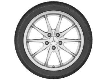 Preview: 5 Doppelspeichen Felge 17 Zoll Klassen: A/B/CLA    A24640100029765 Preview: Mercedes-Benz 17-Zoll-Felge