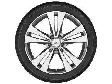 Preview: 5 Doppelspeichen Felge 19 Zoll CLS Baureihen C218 / X218 A21840109007X21 Preview: 5 Doppelspeichenfelge 19 Zoll für CLS C218/X218