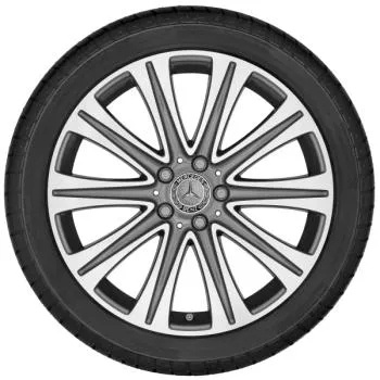 E-Klasse Baureihe 213 Sommerkomplettrad 10-Speichen-Rad Tremolit-metallic 275/35 R19 Q440641410200 (HA)