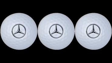 Optimierter Ballflug mit Mercedes-Benz Golfbällen