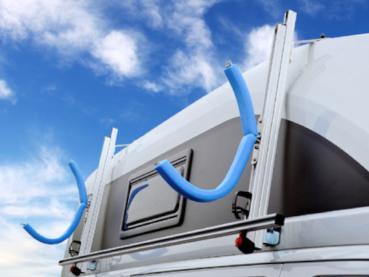 Westfalia Translift-System montiert auf Ford Nugget mit Kajak-Aufsatz