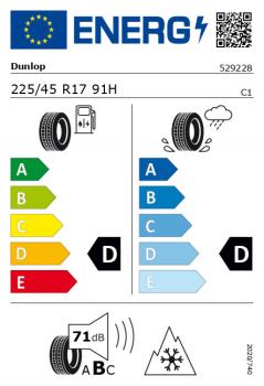 Preview: A/B/CLA-Klasse Winterkompletträder (4 Stück) 5-Doppelspeichen Metallic 225/45 R17 91H Dunlop SP Winter Sport 4D MO Q44014121254A/1255A