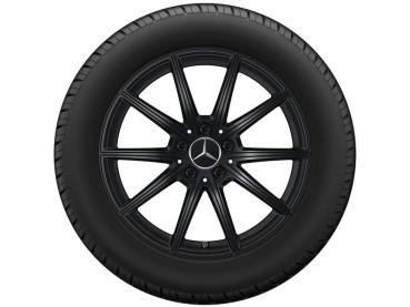 Preview: GLB Winterkompletträder (4 Stück) 5-Doppelspeichen Schwarz Matt 215/60 R18 98H Continental WinterContact TS 850 P MO E GLB Baureihe X247 Q44056111005A