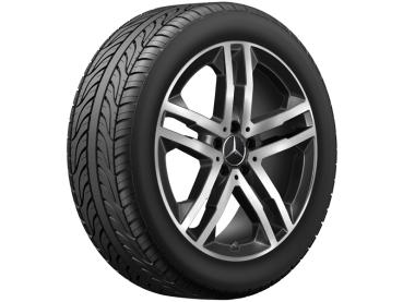 Preview: 5-Doppelspeichen-Rad 19 Zoll GLB glanzgedreht A24740139007X23 Preview: 5-Doppelspeichen-Rad 19 Zoll GLB glanzgedreht A24740139007X23