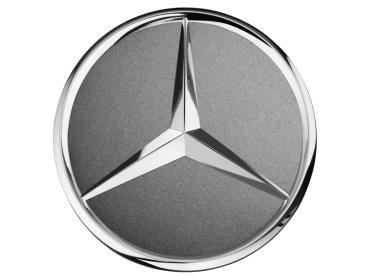 Radnabenabdeckung Stern erhaben grau A00040027007519 Radnabenabdeckung Stern erhaben grau A00040027007519