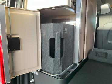Formstabile und leicht zu reinigende Filzbox für Campingfahrzeuge