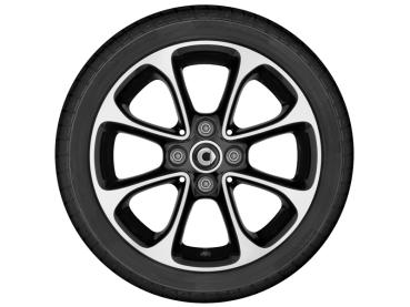 Zoll smart Leichtmetallrad für fortwo und forfour