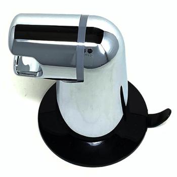 Detail des Bereichs, in dem der Duschkopf am Westfalia Saugfuß befestigt wird.