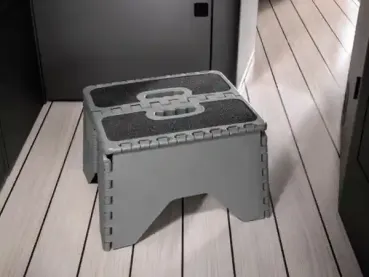 Trittstufe Westfalia aus Polypropylen klappbar