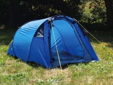 Wurfzelt für 2 Personen in blau