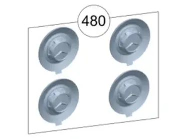 Radnabenabdeckung matt schwarz für Mercedes-Benz G-Klasse Schmiederad