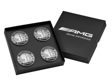 AMG Radnabenabdeckung, mit AMG Wappen, 4er Set für GLE V167 und C-Klasse W206 AMG Radnabenabdeckung, mit AMG Wappen, 4er Set für GLE V167 und C-Klasse W206