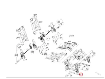 Original Führungsschiene Sitz Ablagebox Marco Polo 447