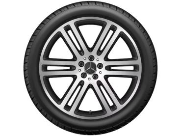 21 Zoll Felge von Mercedes-Benz in Schwarz Matt für die Vorderachse 21 Zoll Felge von Mercedes-Benz in Schwarz Matt für die Vorderachse