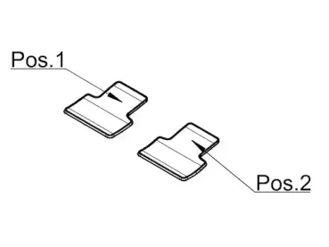 Preview: Veloursmatten EXCLUSIV, Satz mit Kardantunnelmatte, 3-teilig - A17868095009K26