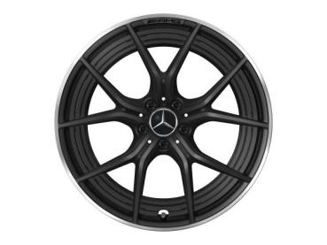 AMG Schmiederad Kreuzspeichen Design 21 Zoll schwarz matt glanzgedreht C192 Baureihe