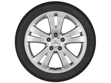 5-Doppelspeichen-Rad, 43,2 cm (17 Zoll) Baureihe C/S/W 204 A20440104029765 5-Doppelspeichen-Rad, 43,2 cm (17 Zoll) Baureihe C/S/W 204 A20440104029765