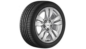 5-Doppelspeichen-Rad, 43,2 cm (17 Zoll) Baureihe C/S/W 204 A20440176029765 5-Doppelspeichen-Rad, 43,2 cm (17 Zoll) Baureihe C/S/W 204 A20440176029765