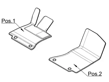 Preview: Ripsmatten CLASSIC für Mercedes-Benz C-Klasse und CLE, Fahrer-/Beifahrermatte, 2-teilig - A20668030029G32