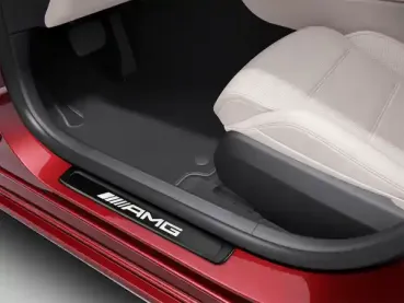 Preview: AMG-Wechselcover für beleuchtete Einstiegsleiste, vorne, 2-fach - A2066805405