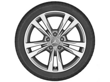 Mercedes-Benz Felge 8,5 J x 19 ET36 in Grau Himalaya, glanzgedreht