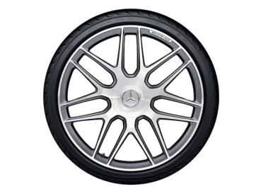 AMG Schmiederad 20 Zoll für Mercedes-Benz S-Klasse, Kreuzspeichen-Design in titangrau mit glanzgedrehter Oberfläche, passend für Reifendimension 285/35 R20 AMG Schmiederad 20 Zoll für Mercedes-Benz S-Klasse, Kreuzspeichen-Design in titangrau mit glanzgedrehter Oberfläche, passend für Reifendimension 285/35 R20
