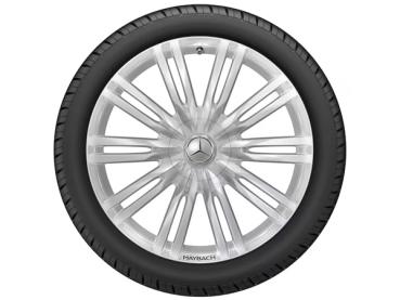 20 Zoll Maybach Mercedes-Benz 10-Doppelspeichen-Rad, glanzgedreht, für S-Klasse W223