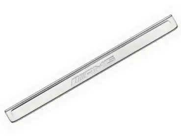 AMG Einstiegsleistenabdeckung silber weiß
